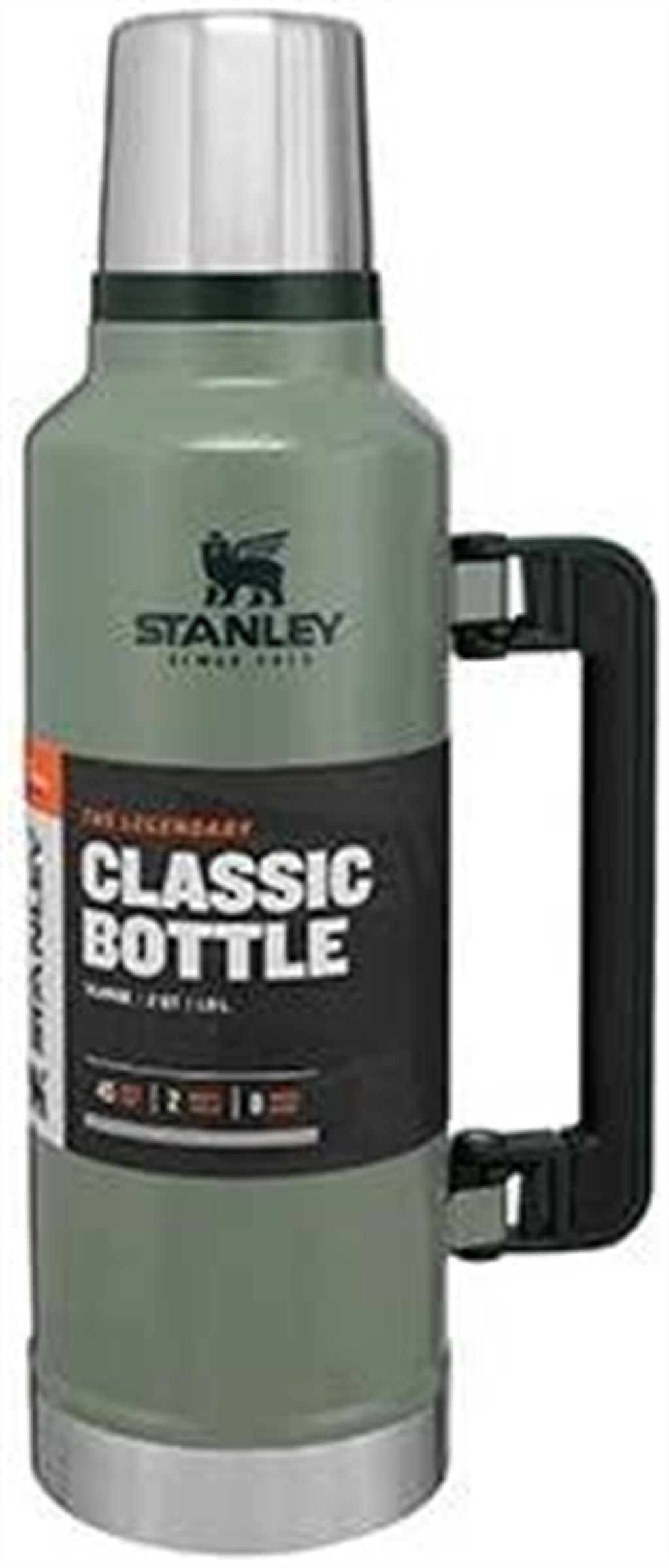 Stanley Klasik Vakumlu Çelik Termos 1.9 Lt, Yeşil