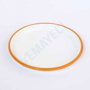 Oksit sarı emaye pizza tabağı