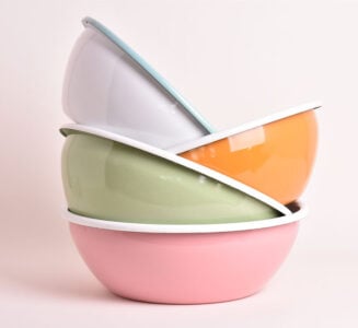 32 cm emaye hamur yoğurma kabı