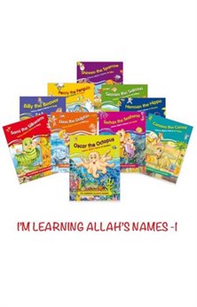 Allahın İsimlerini Öğreniyorum 1 - Set (İngilizce - 10 Kitap)