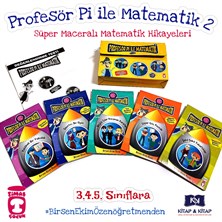Profesör Pi İle Matematik 2. Set - (5 Kitap)