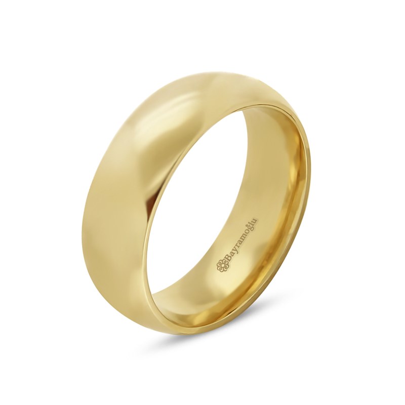 BAYRAMOĞLU14 Ayar Klasik Altın Alyans