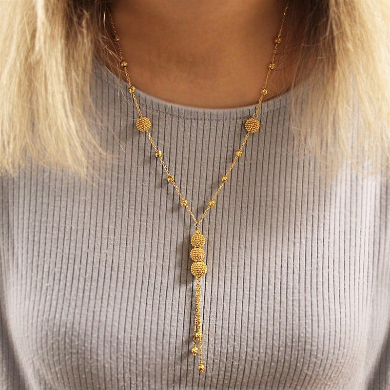 Bayramoğlu22 Ayar Dorika Altın Kolye