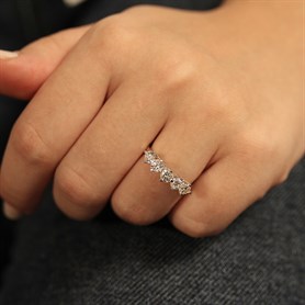 Bayramoğlu14 Ayar Beştaş Altın Yüzük