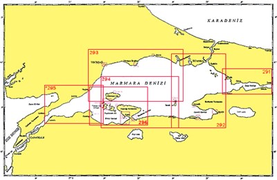 TR 296 Harita: Marmara Adaları