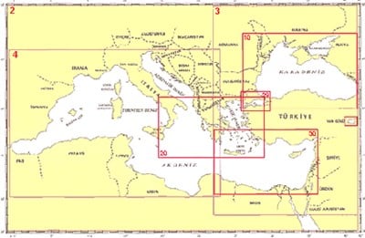 TR 3 Harita: Karadeniz, Doğu Akdeniz