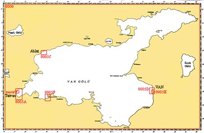 TR 8005 Harita: Van Gölü Limanları