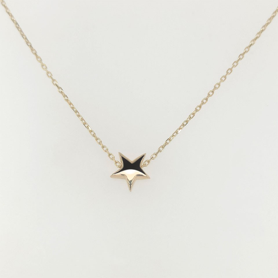 KOLYEYıldız 14 Ayar Altın Kolye