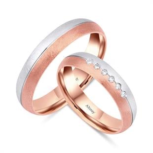 TAŞLI ALYANS14 Ayar 5 mm Ortası Taşlı Bombeli Kadın Altın Alyans Yüzük14 Ayar 5 mm Ortası Taşlı Bombeli Kadın Altın Alyans Yüzük