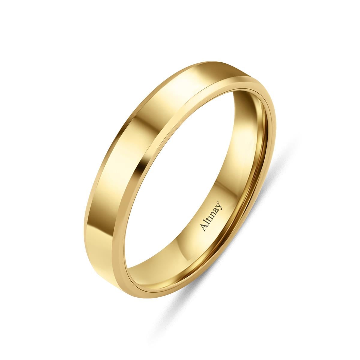 KLASİK ALYANS14 Ayar 4 mm Klasik Model Düz Kesim Alyans14 Ayar 4 mm Klasik Model Düz Kesim Alyans