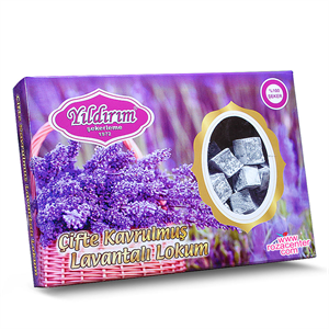 Çift Kavrum Lavanta Lokumu 150 Gr - Yıldırım Şekerleme