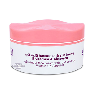 Gül Özlü Hassas El ve Yüz Gül Kremi 250 Ml -Gülsarayı Isparta