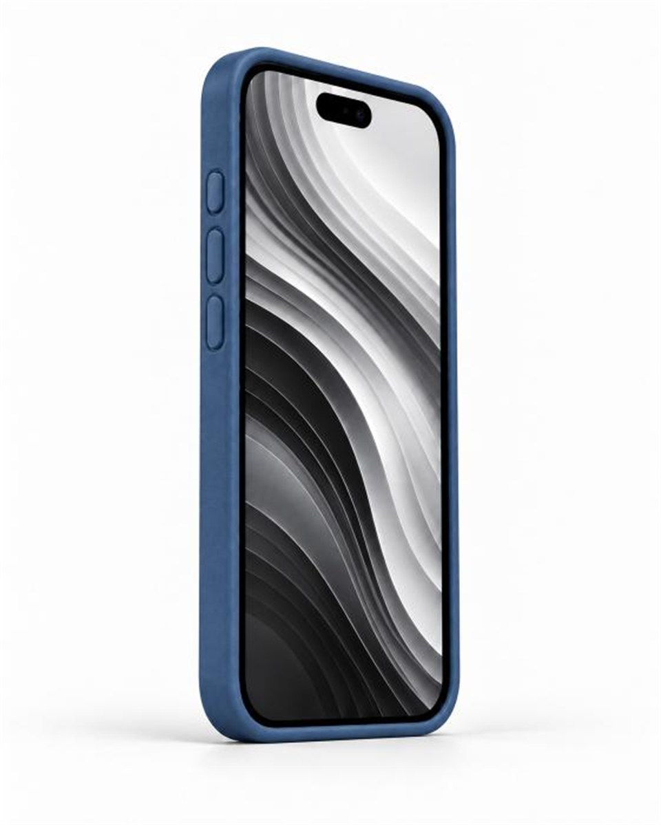 Monecase Iphone 14 Pro Max Mavi Manyetik Özellikli Kılıf