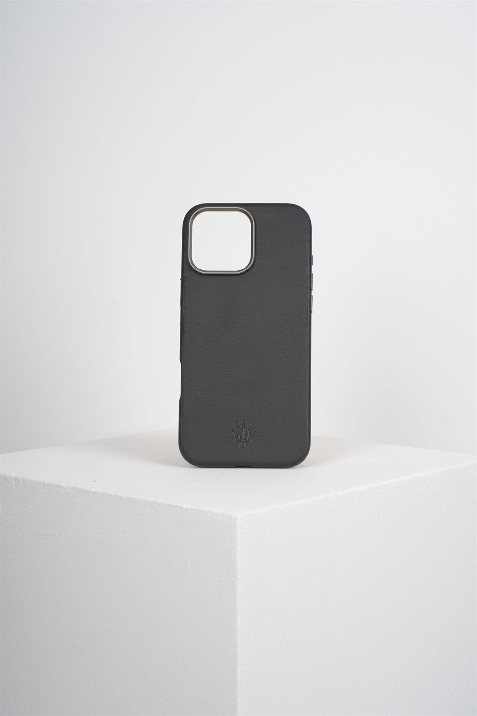 Monocase Iphone 16 Pro Max Siyah Manyetik Özellikli Kılıf