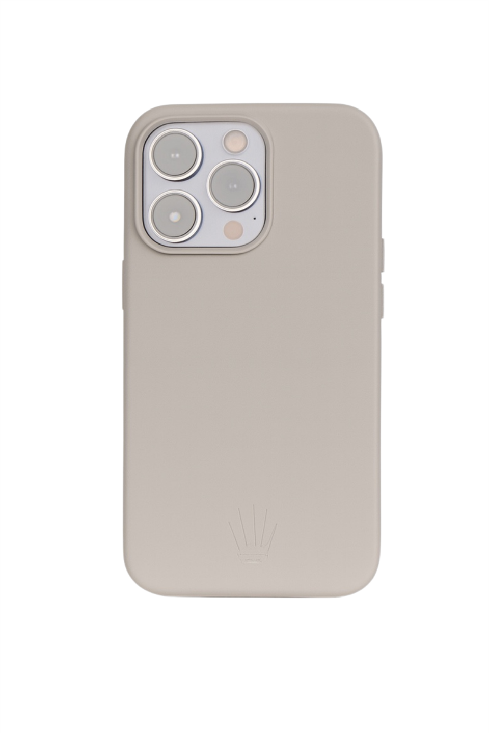 Triton Iphone 14 Pro Max Gri Kılıf Manyetik Özellikli Deri Kılıf