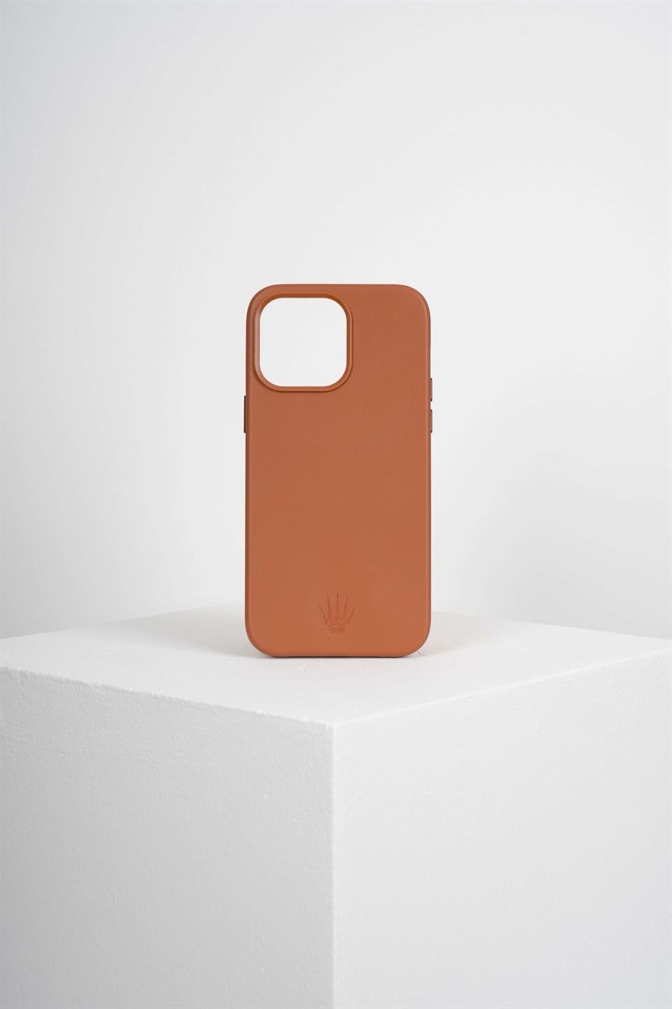 Triton Iphone 14 Pro Max Taba Kılıf Manyetik Özellikli Deri Kılıf