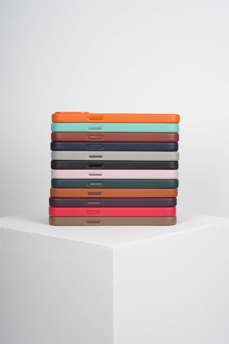 Xelium Iphone 15 Pro Max Taba Kılıf Manyetik Özellikli Deri Kılıf+Kartlık