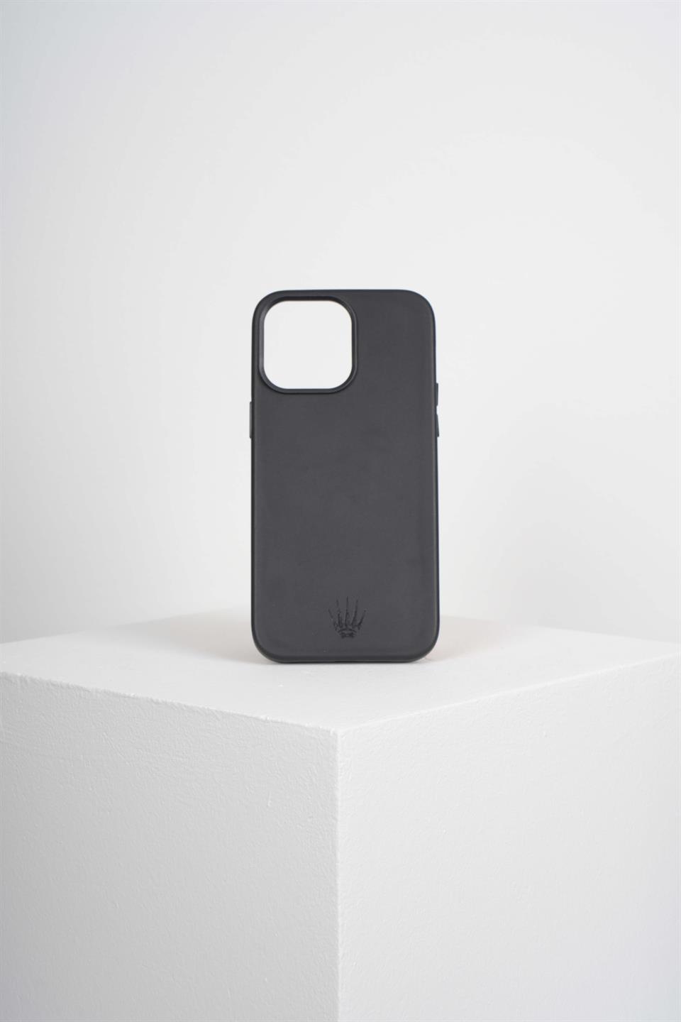 Triton Iphone 14 Pro Max Siyah Kılıf Manyetik Özellikli Deri Kılıf