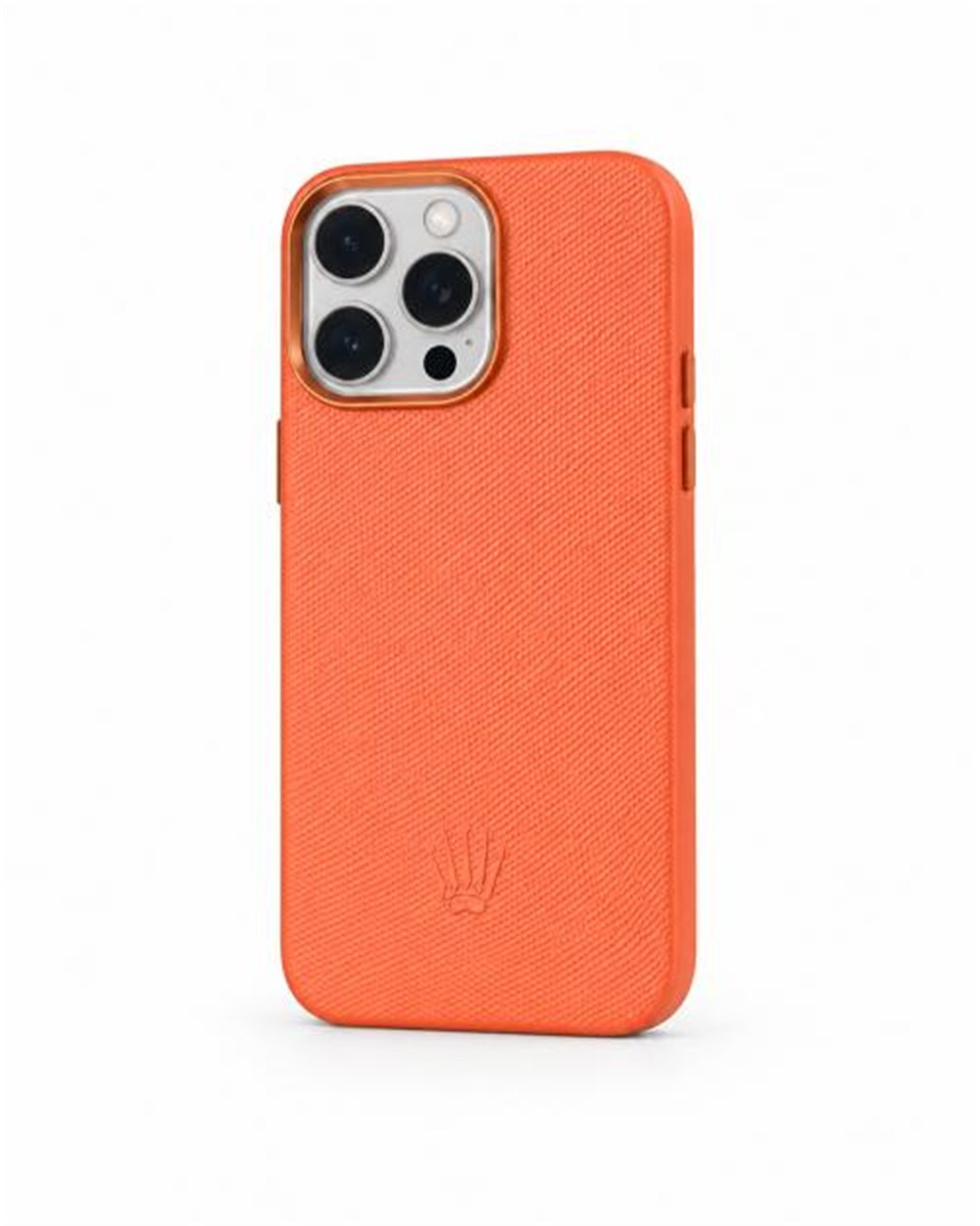 Liora Iphone 13-14 uyumlu Turuncu Manyetik Özellikli Kılıf