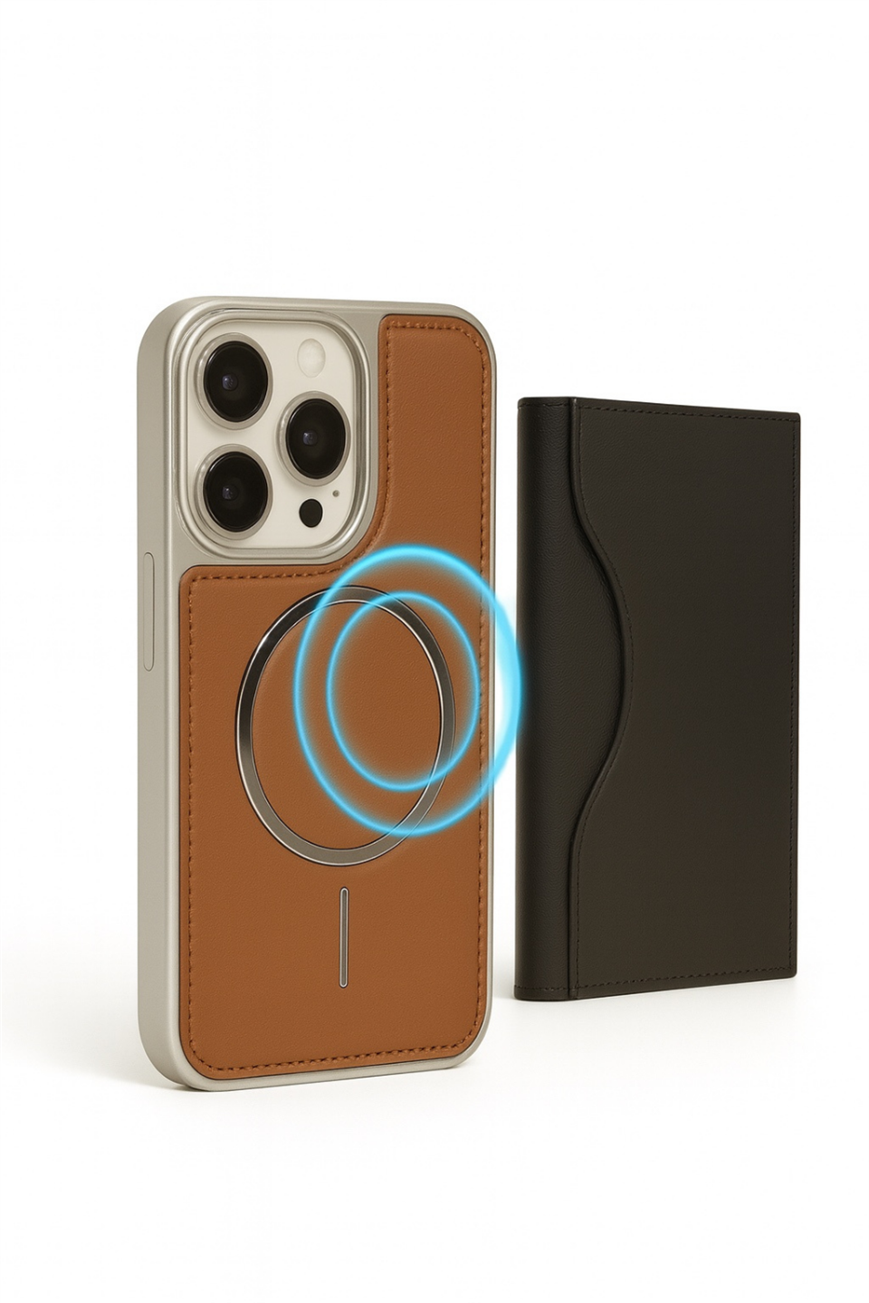 NeoMag Case Iphone 14 Taba Manyetik Özellikli Deri Kılıf 