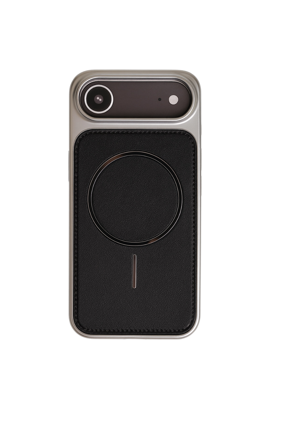 NeoMag Case Iphone 17 Air Siyah Manyetik Özellikli Deri Kılıf 