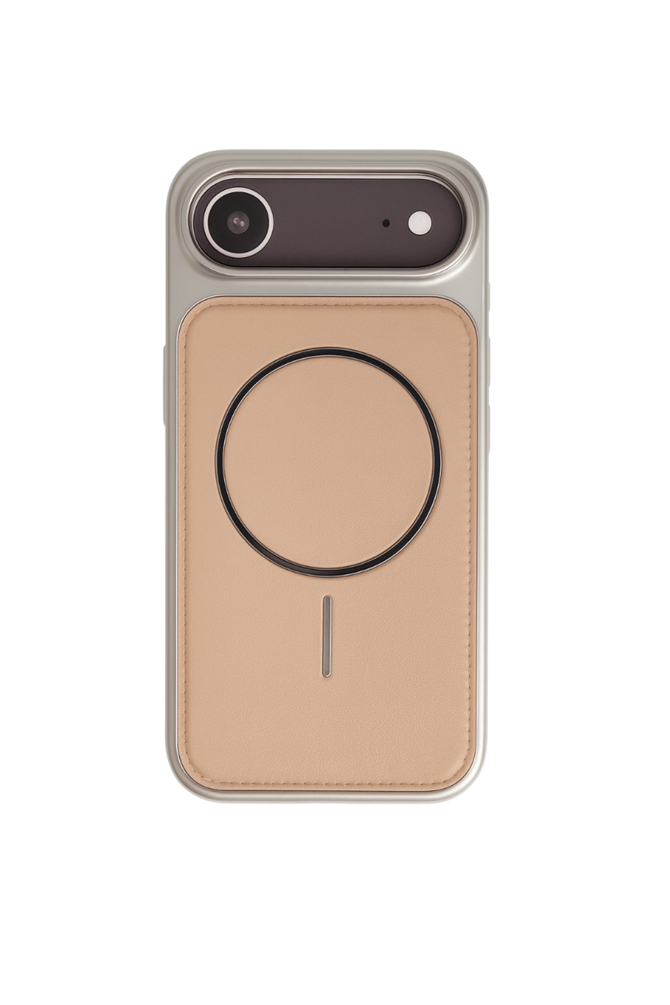 NeoMag Case Iphone 17 Air Krem Manyetik Özellikli Deri Kılıf 