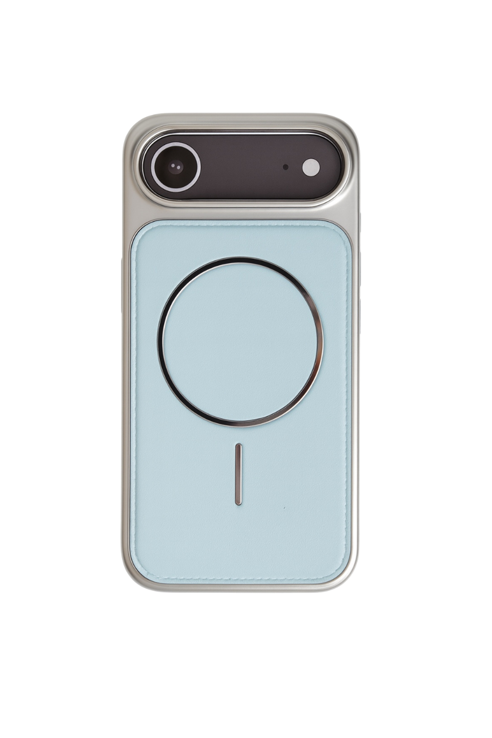 NeoMag Case Iphone 17 Air Turkuaz Manyetik Özellikli Deri Kılıf 