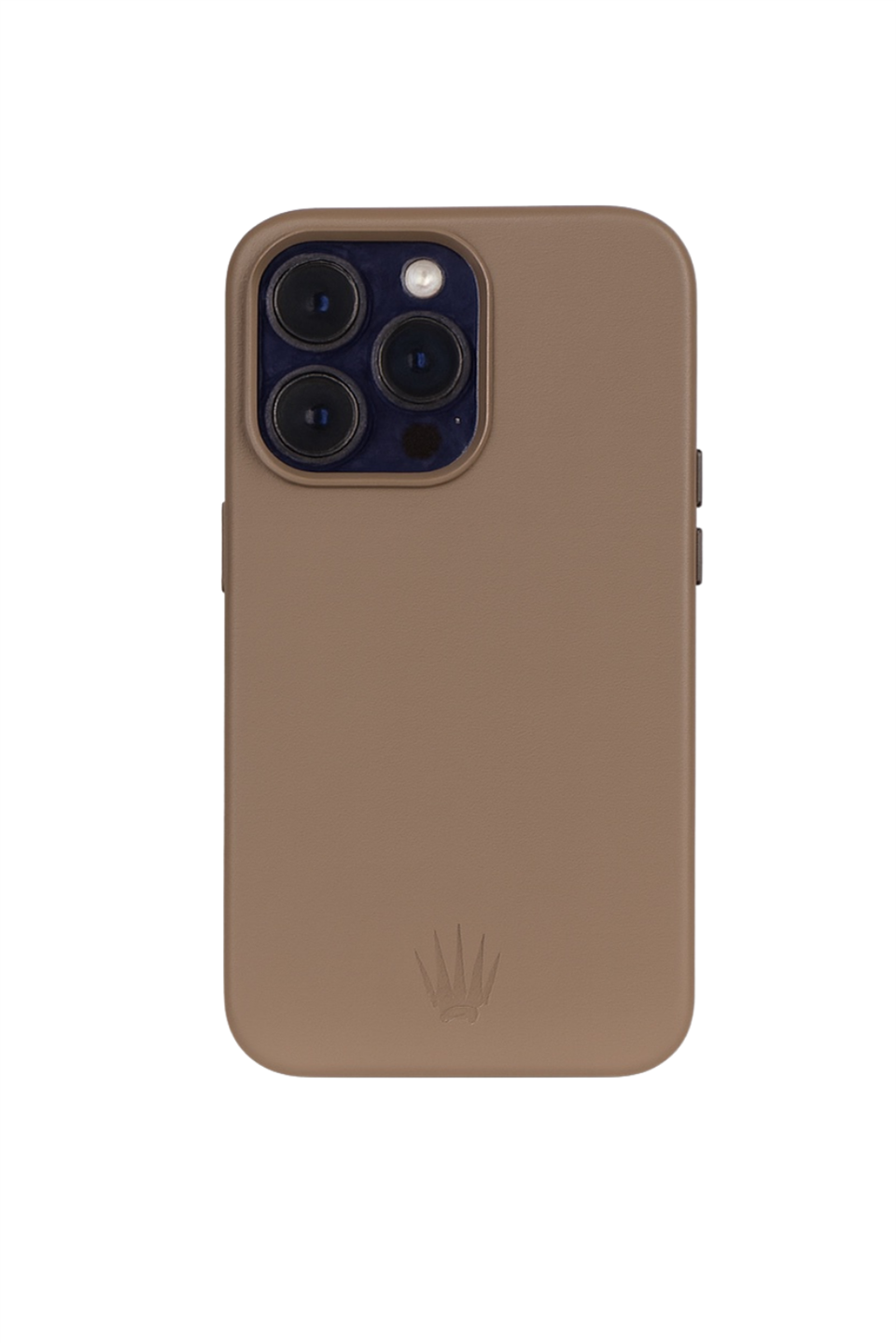 Triton Iphone 15 Pro Max  Kahverengi Kılıf Manyetik Özellikli Deri Kılıf