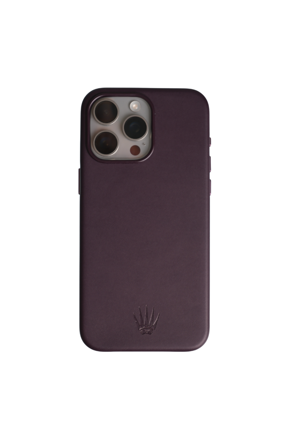 Xelium Iphone 15 Pro Max Mor Kılıf Manyetik Özellikli Deri Kılıf+Kartlık