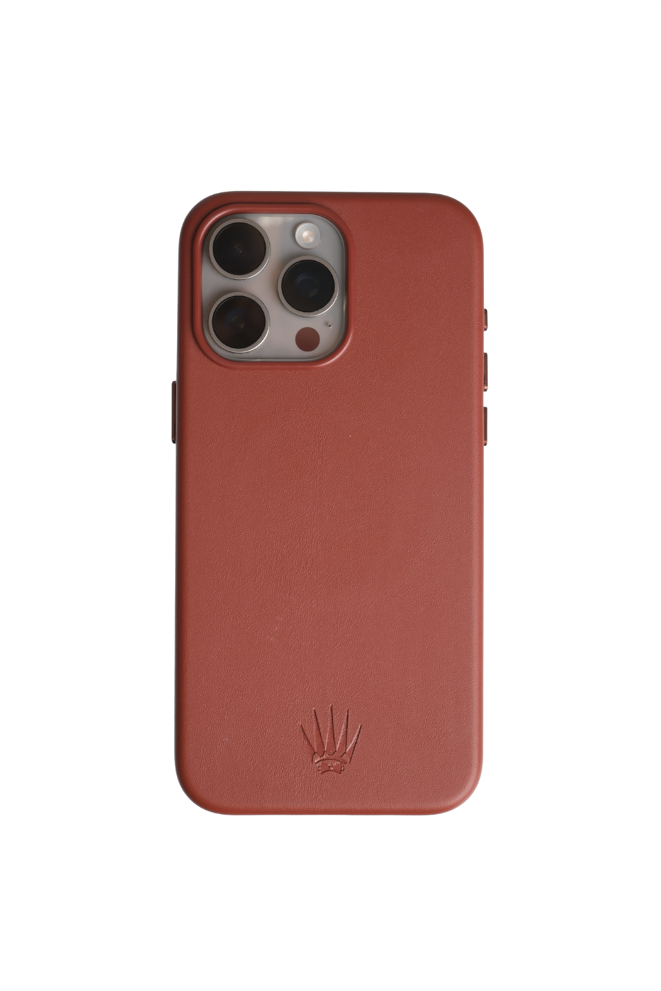 Xelium Iphone 15 Pro Max Kiremit Kılıf Manyetik Özellikli Deri Kılıf+Kartlık