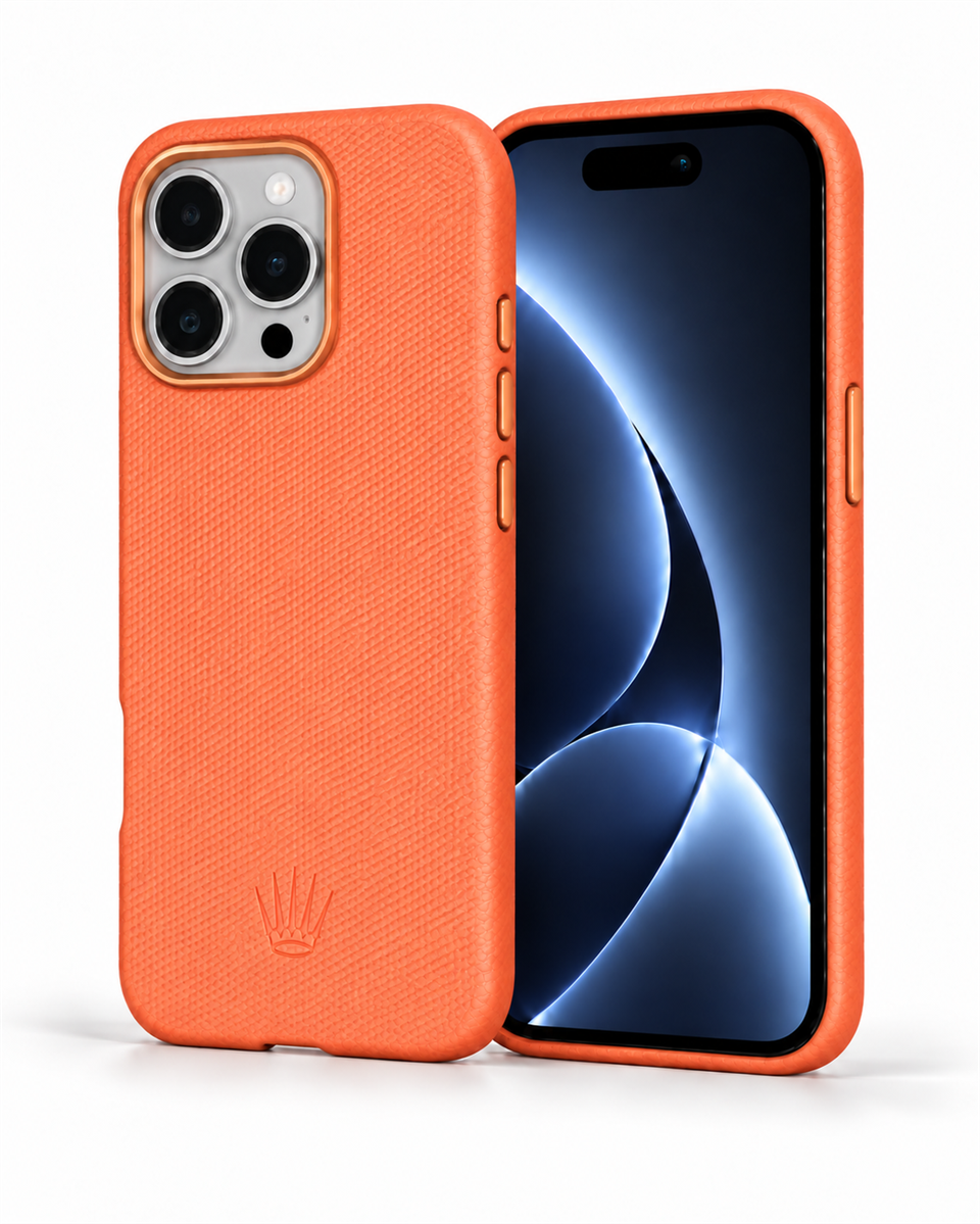 Liora Iphone 16 Pro Max Turuncu Manyetik Özellikli Kılıf