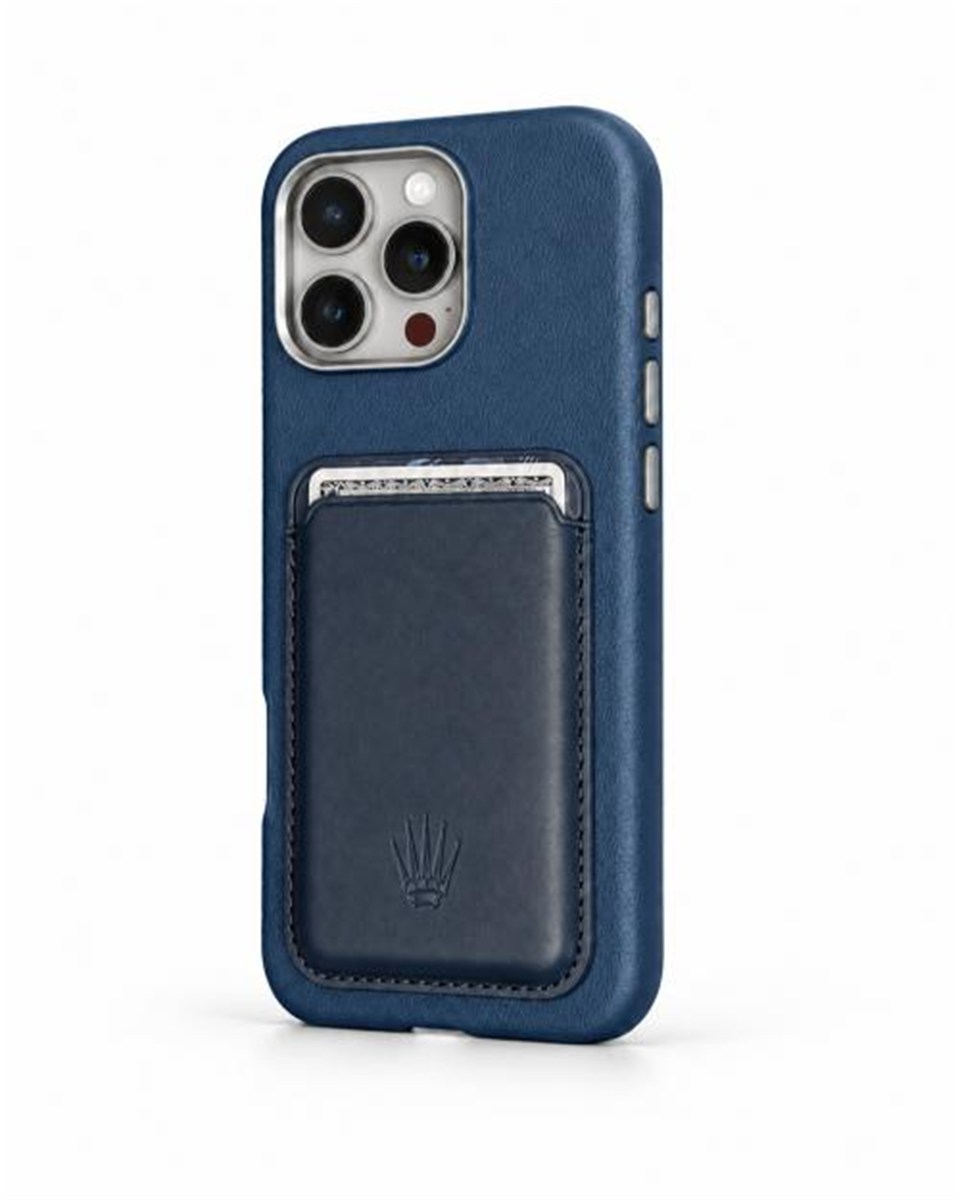 Nxy Iphone 16 Pro Max Mavi Manyetik Özellikli Kılıf+Kartlık