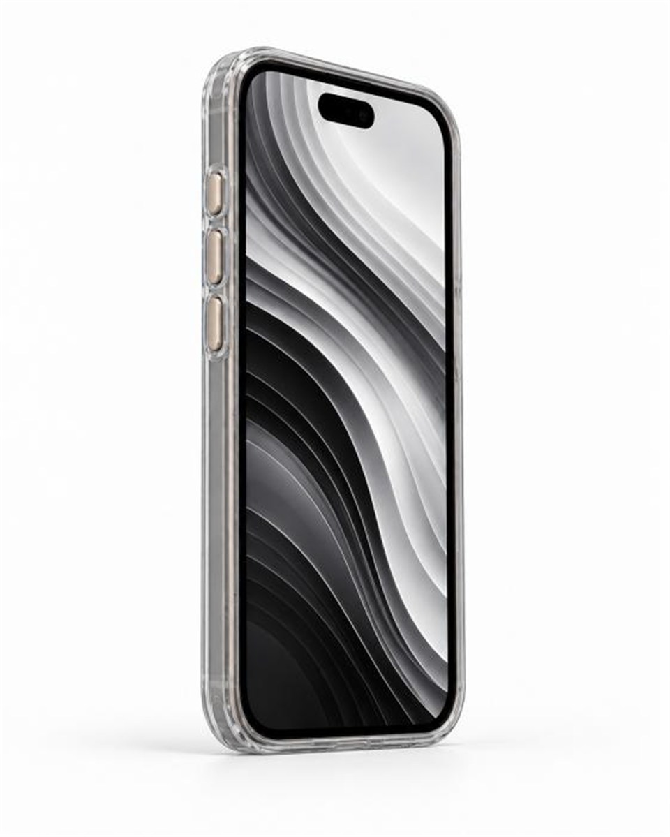 Onyx  Iphone 16 Pro Max Siyah Kılıf Magsafe Özellikli Şeffaf Sert Pc Embos Kılıf+Kamera Koruyucu