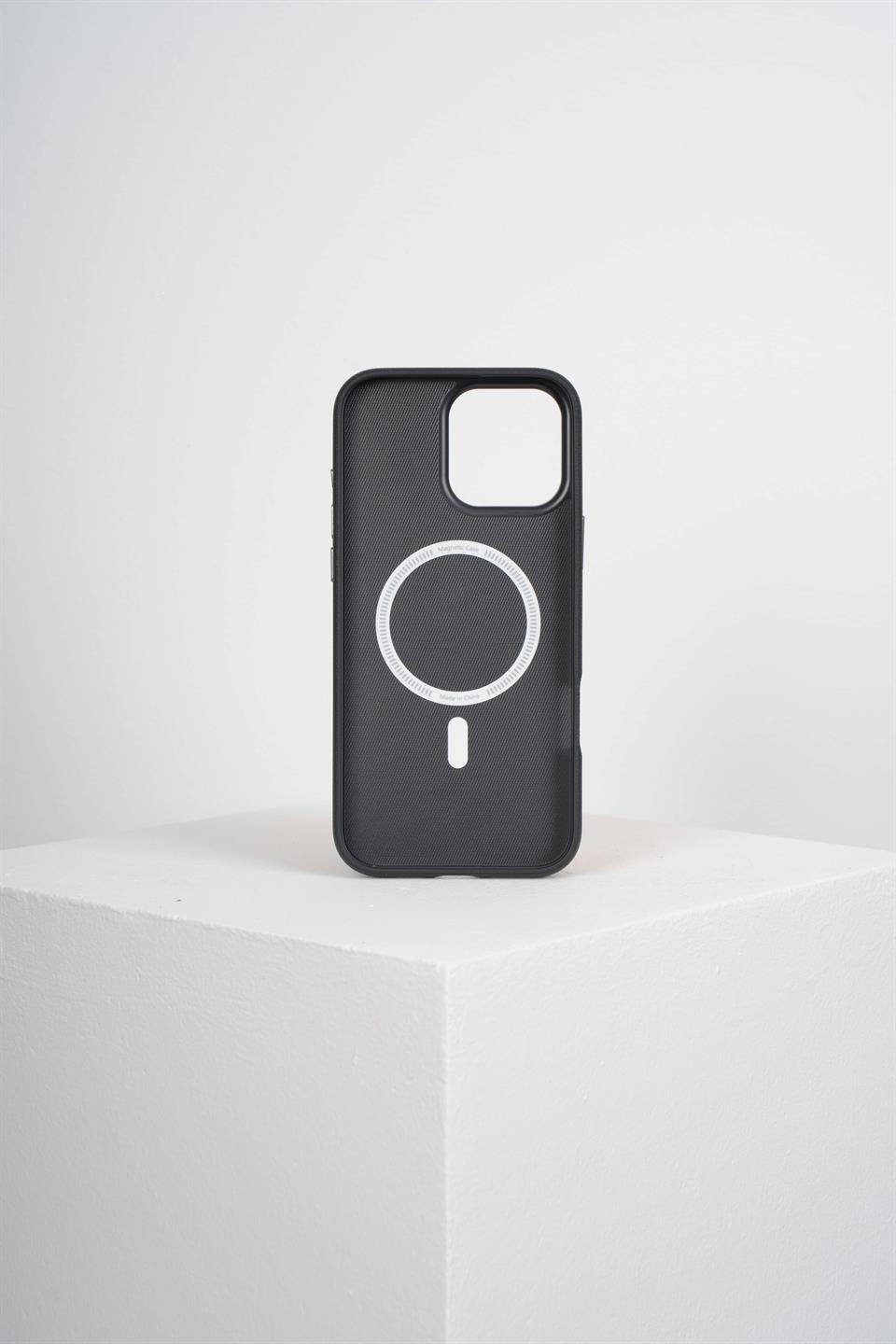 Nxy Iphone 16 Pro Max Siyah Manyetik Özellikli Kılıf+Kartlık