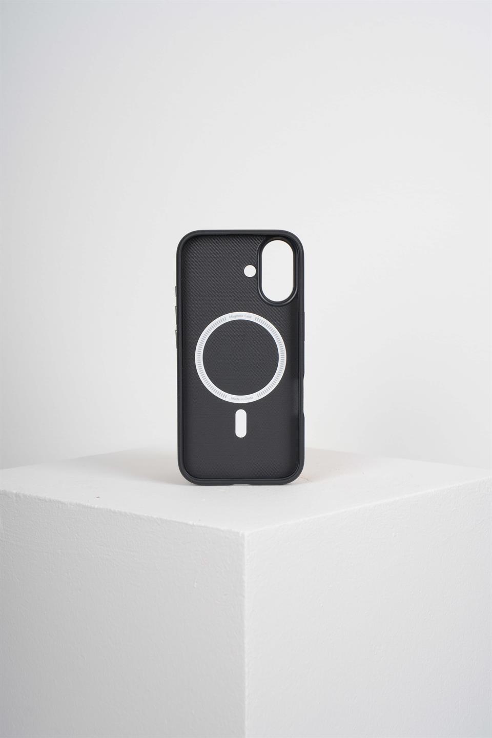 Luxe Iphone 16 Siyah Manyetik Özellikli Kılıf