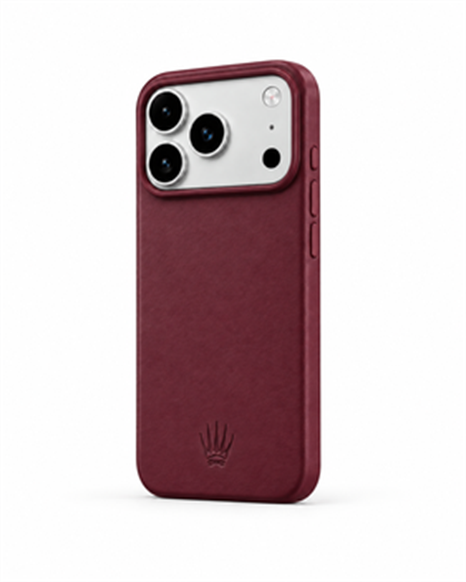 Bexocase Iphone 18 Pro Max Mürdüm Manyetik Özellikli Deri Kılıf 