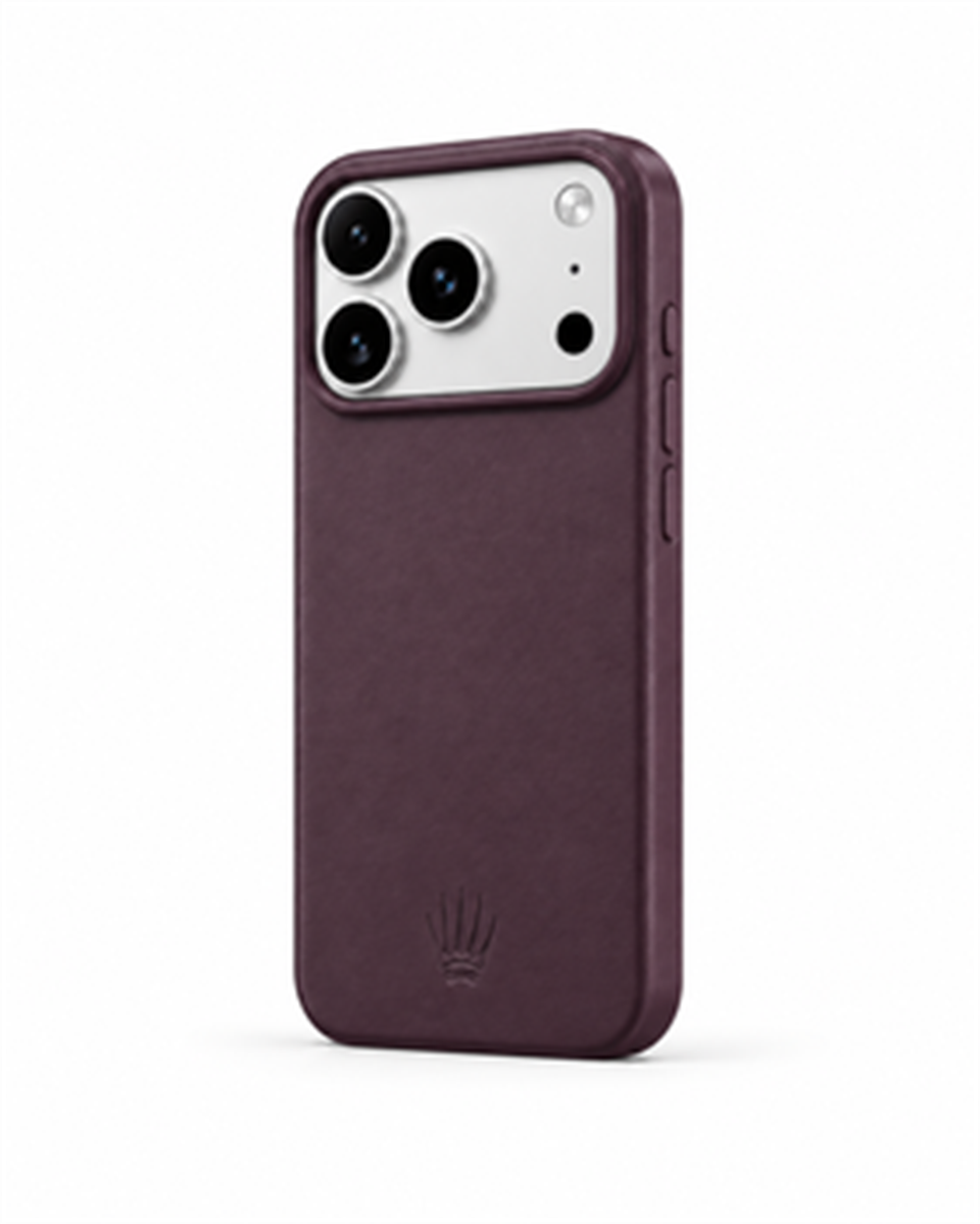 Bexocase Iphone 18 Pro Max Mor Manyetik Özellikli Deri Kılıf 