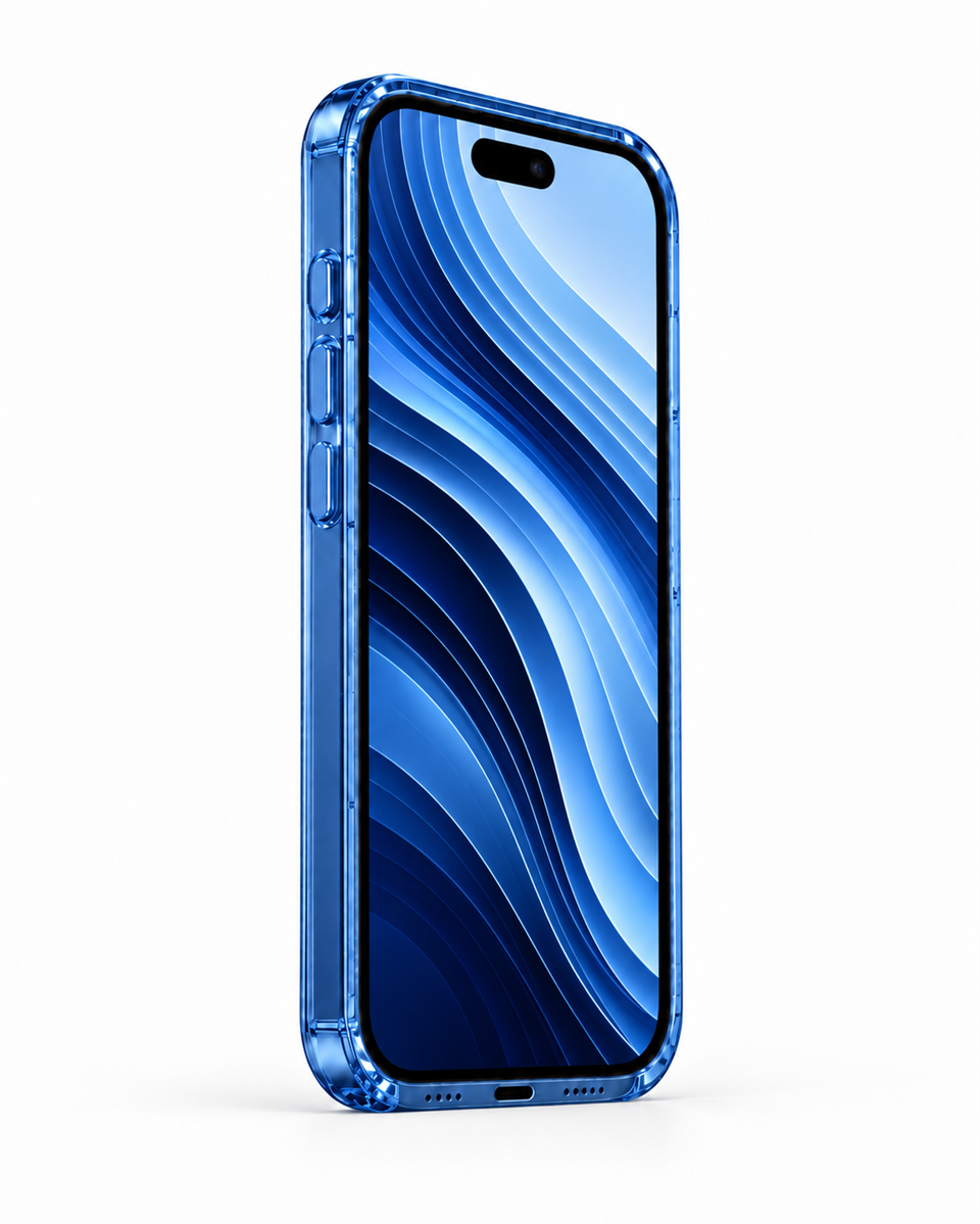 ClearCase Blue iPhone 18 Pro Manyetik Şeffaf Kılıf