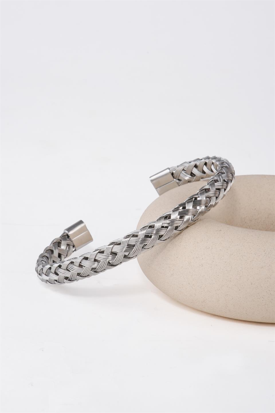 BENJAMIN SILVER SET OF 3 BRACELET  