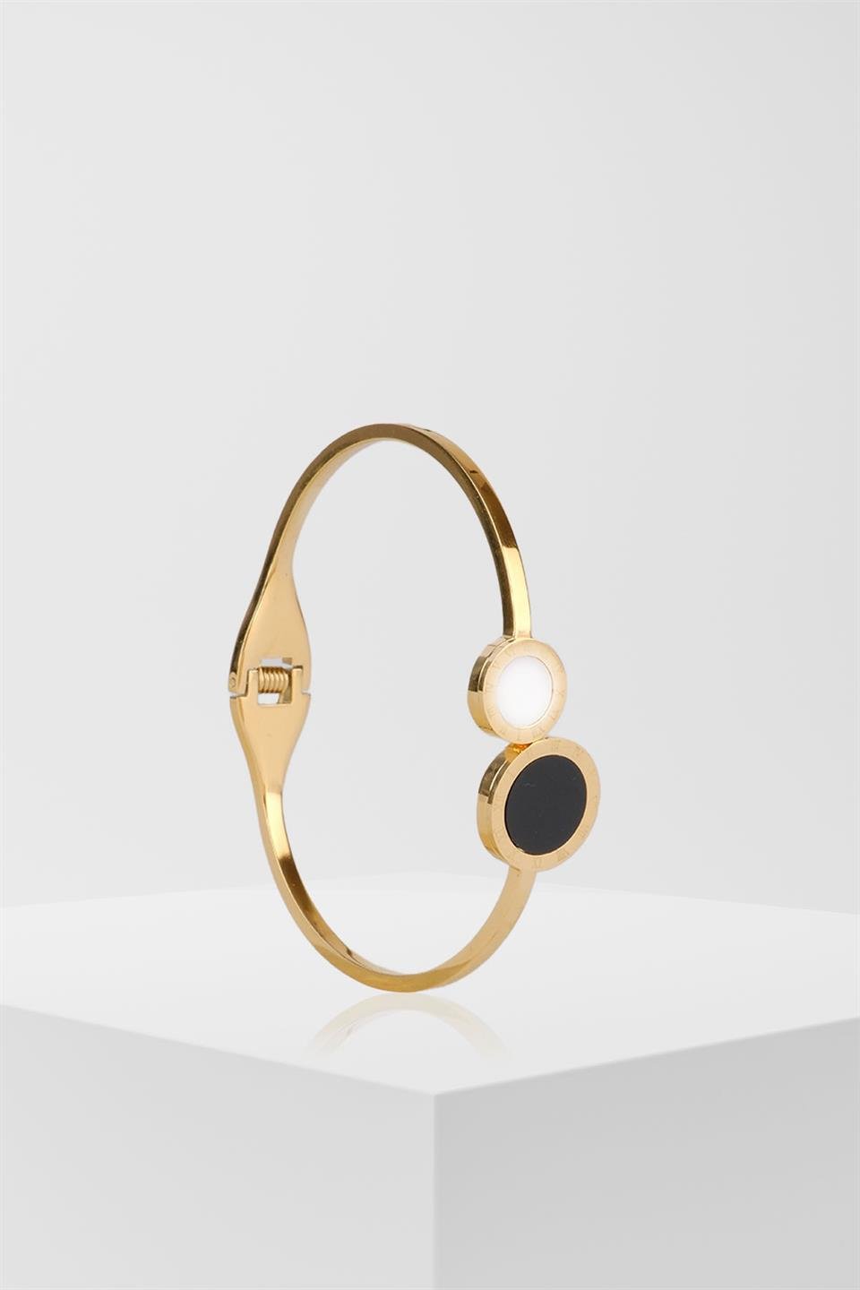 LAURA  GOLD STEEL BRACELET