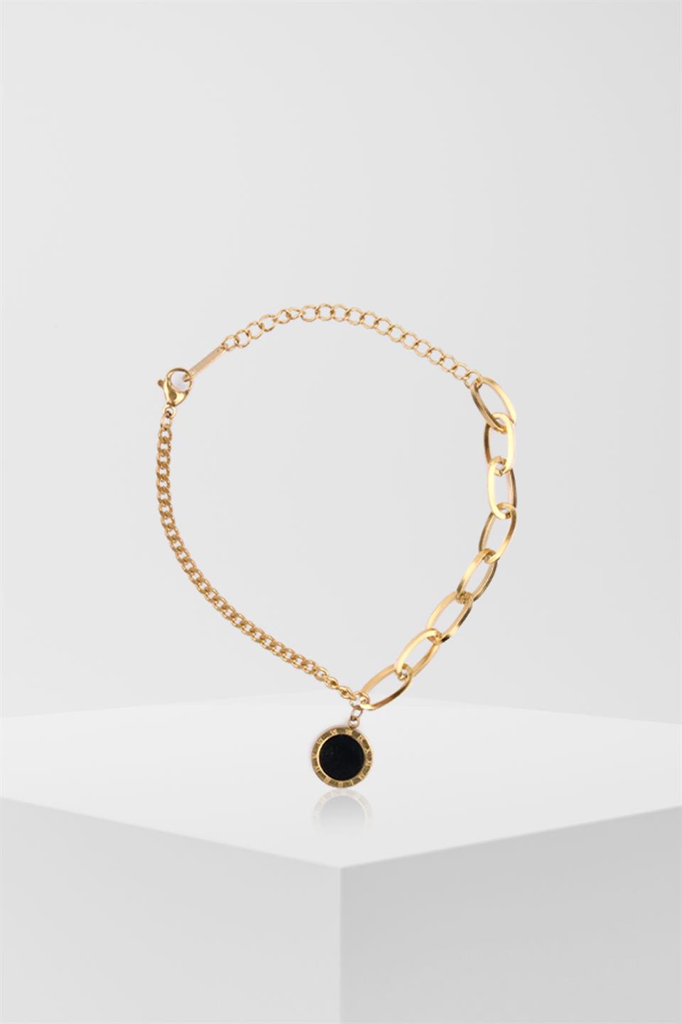 MALAVITA GOLD STEEL BRACELET