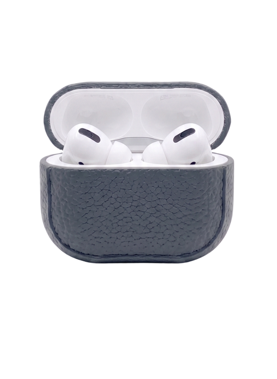 Duo Gri Apple Airpods-4 Deri Kılıf