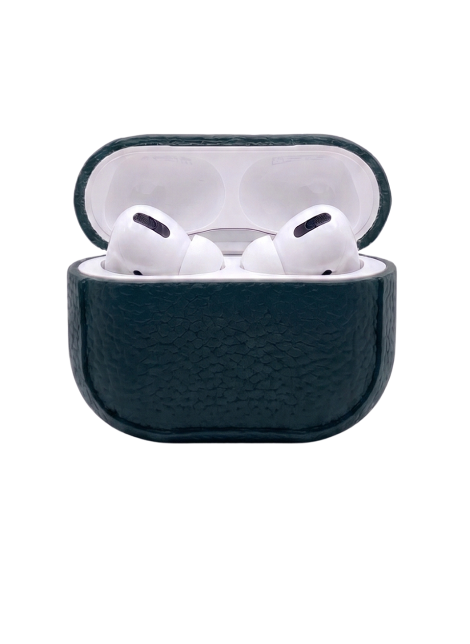 Duo Haki Yeşil Apple Airpods-4 Deri Kılıf