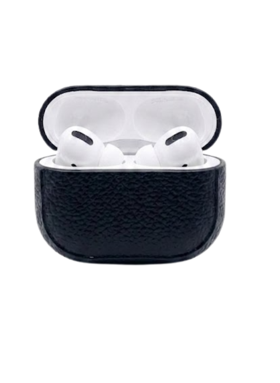 Duo Siyah Apple Airpods-4 Deri Kılıf