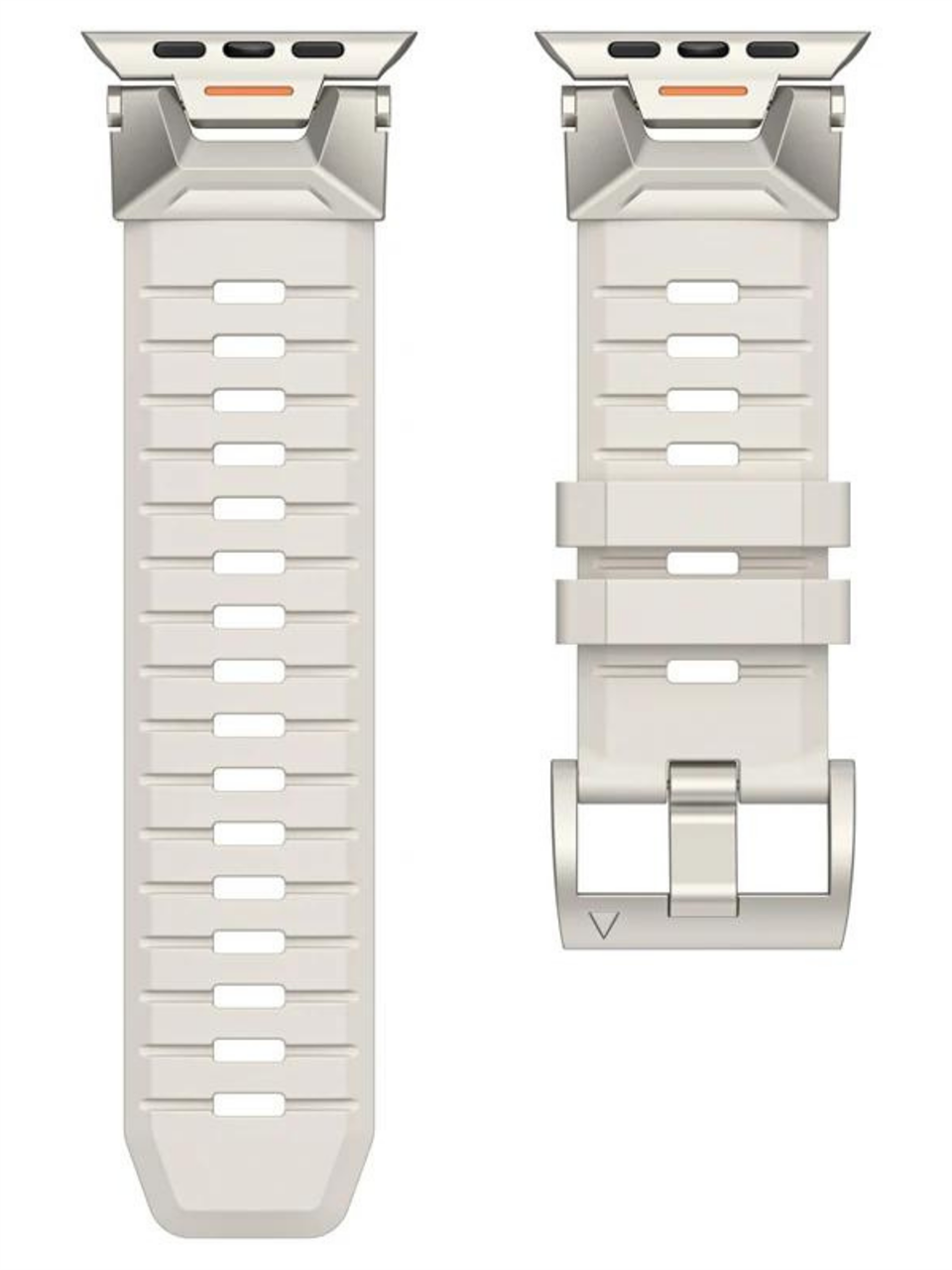 Apple Saat Kordonu Bej Ultra 2 49mm bant 42mm 44mm 45mm Correa bilezik için IWatch serisi 9 8 7 6 5 4 Se 3 2