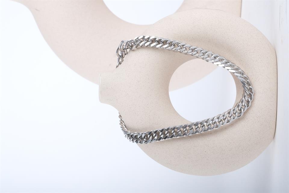 ALEON SILVER STEEL BRACELET 