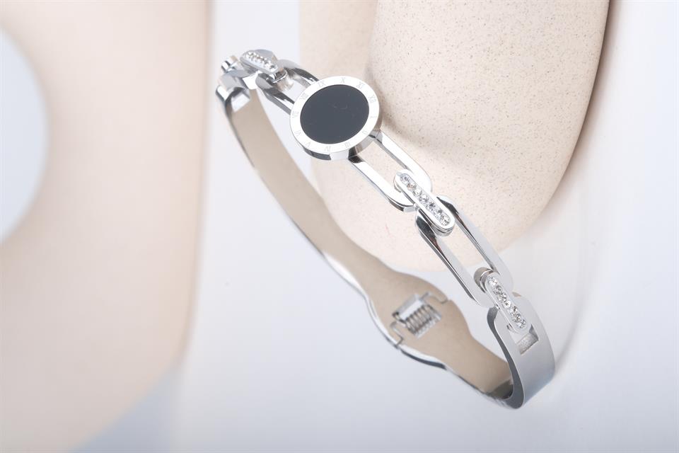 BELIZE SILVER  STEEL BRACELET