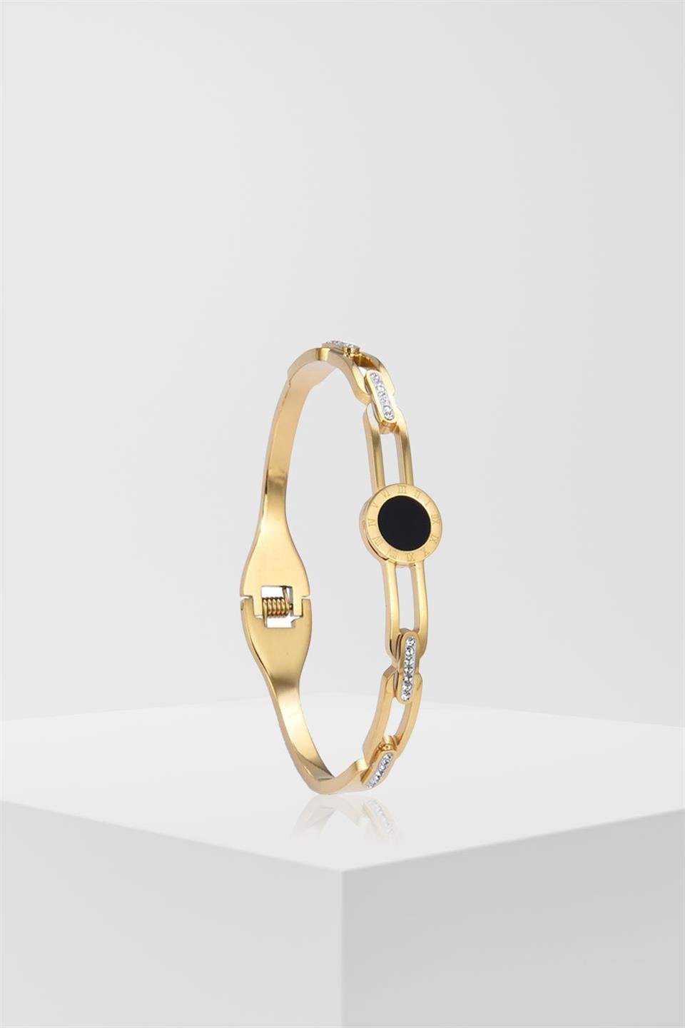 BELİZE  GOLD STEEL BRACELET