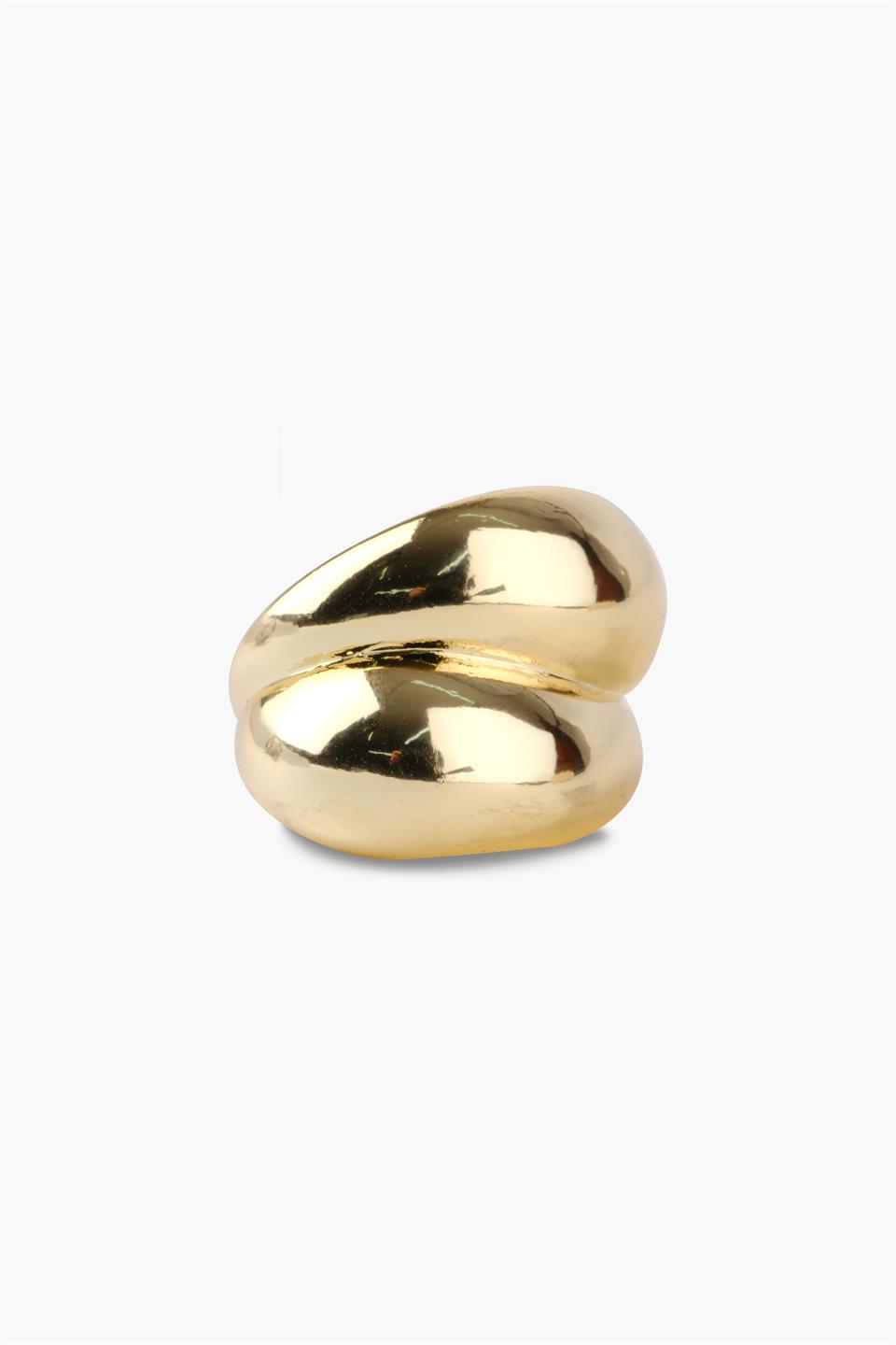 Celestial Ring Gold Çelik Yüzük