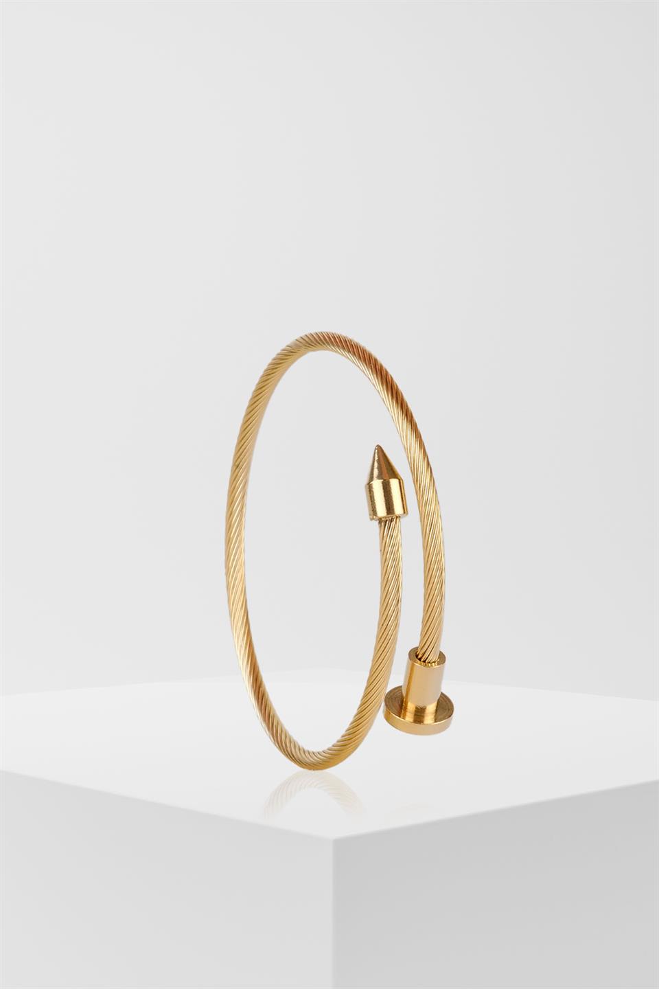 CHIODO GOLD   STEEL BRACELET 